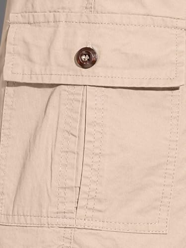 Greciilooks MenS Casual Shorts (Gl-M.Short-Sh339_Cream