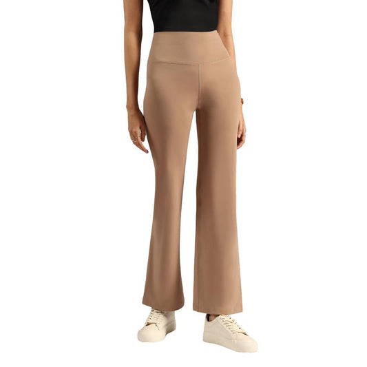 BlissClub Ultimate Flare Pants Lite for Women Above 55 ft Tall | High Waist Trousers and Formal Pants for Office wear | Comfort