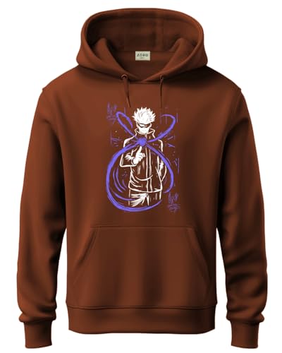 ADRO Anime Hoodies for Men, 320 GSM Soft Fabric, Long Lasting Anime Printed Hoodie for Winter | Mens Hoodies | Sweatshirt for Me