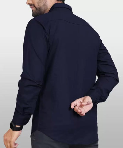 Tee Projekt Casual Cotton Long Sleeve Shirt for Men Formal Wear Regular Wear