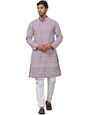 Jompers Mens Chikankari Cotton Kurta Pyjama Set