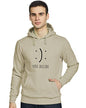 ADRO Men's You Decide Printed Hooded Neck Cotton Hoodies Sweatshirts (H21-M-DEC-CH_Beige_XL)