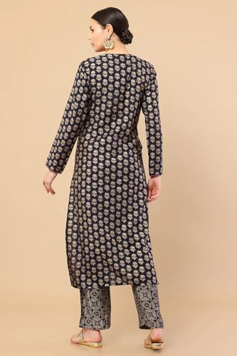 Patlani WomenS Digital Printed Cotton Kurta With Pant.