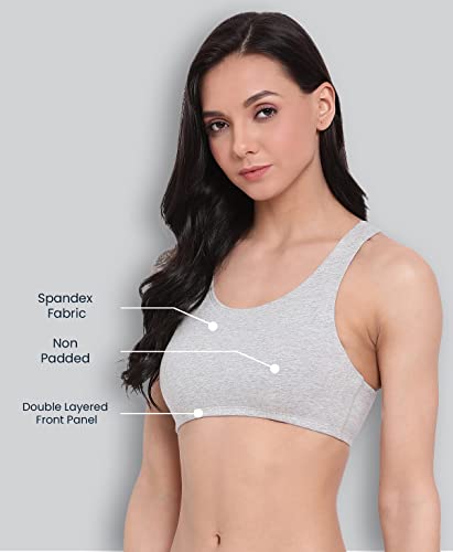 Lyra 541 Premium Cotton Non-Padded Beginners Bra For Women