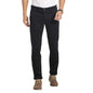 Turtle Men Cotton Black Solid Ultra Slim Fit Stretchable Casual Trousers