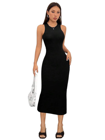 Toochki Dress For Women | Dresses For Women Dress | Black Bodycon Dress | Bodycon Dress | Midi Length Dresses | Lycra Bodycon Dr