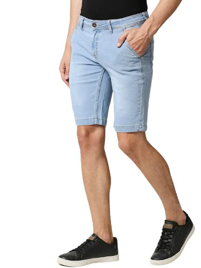 High Star Clothing MenS Regular Shorts (Mbdtf1022_Blue