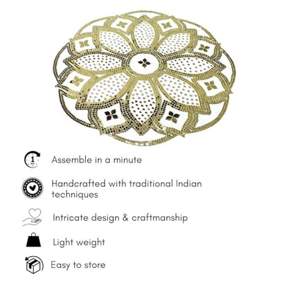 One Minute Rangoli - White 18