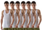 Lux Venus Vest For Men White | 100% Cotton | Pack Of 6