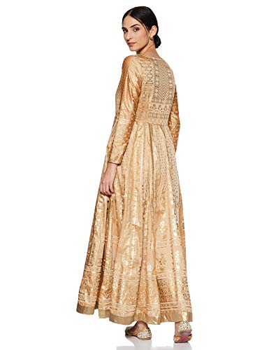 W for Woman Women's Synthetic Anarkali Kurta