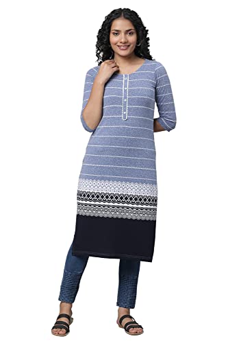 Aurelia Women Cotton Regular Kurta & Jegging