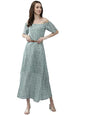 Aarika Women'S Georgette A-Line Ankle Length Dress (New_Dr-Aw-034_Green