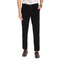 Turtle Men Corduroy Black Solid Ultra Slim Fit Casual Trouser