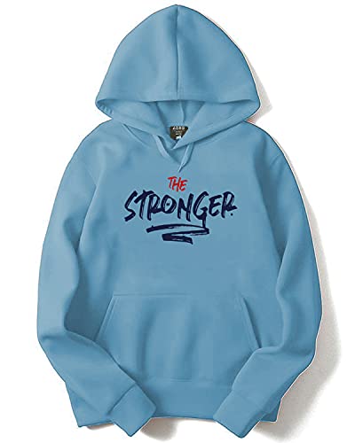 ADRO The Stronger Hoodies/Sweatshirts for Men & Women (H20-M-SGR-SK_SkyBlue_S)