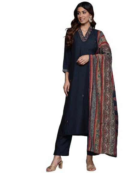 Varanga WomenS Cotton Kurta Kurta Bottom Set