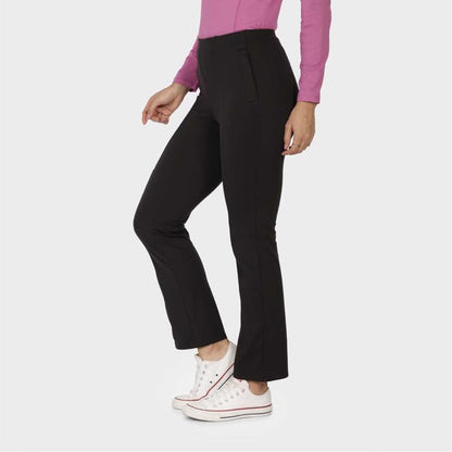 BlissClub Women Ultimate Straight Pants| Pintuck Design | No-Dig Waistband | Trousers for Women | 2 Zippered Pockets