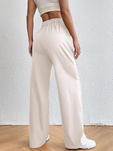 Leriya Fashion Women Cargo Pant | Woman Trousers | Womens HIGH-Waisted Pant | Women Trousers Pants White