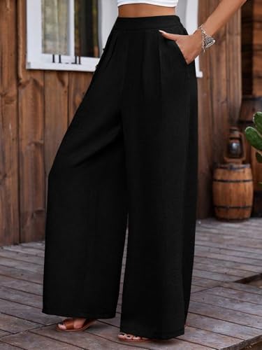 TOPLOT Trouser for Women || Loose Fit High-Waist Korean Pants || Formal Trouser for Woman || (Relaxed Fit || Casual) (Pleated-Pa