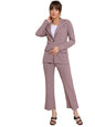 Selvia Co-ord Set for Women|Collared Neck Co-ord Set for Women| Blazer and Trouser|Solid Co-ord Set|Coat and Pant|2 Piece|Formal