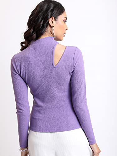 Ketch WomenS Regular Fit Dress Shirt (Khtp000193_Purple