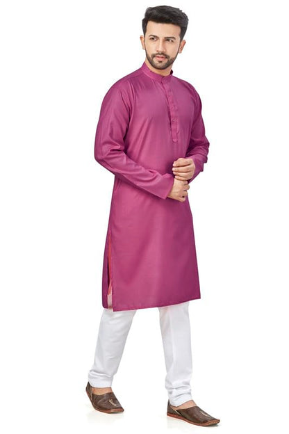 Be Active MenS Traditional Solid Full Sleeves Kurta || Cotton Kurta For Men || Men Kurta For Wedding || Kurta For Men (N-Rfsk00