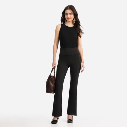 Ultimate Slit Flare Pants - Lite | Stylish Slits | Stretchy | Comfortable | Back Pocket