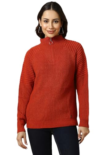 Allen Solly Women Casual Round Neck Sweater