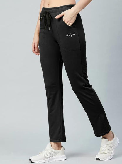 Pinkmint Women Combo Track Pant l Pure Cotton Pyjamas l Fancy Pocket Trouser l Gym, Regular Home Wear (Pack of 2)