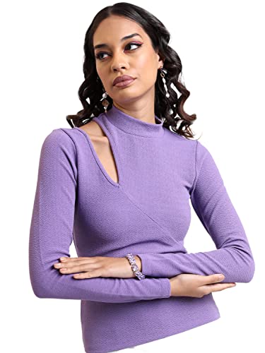 Ketch WomenS Regular Fit Dress Shirt (Khtp000193_Purple