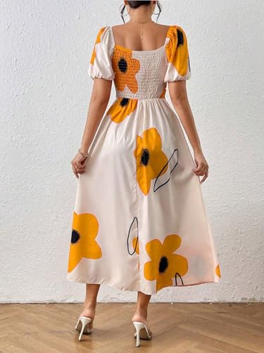 Greciilooks Rayon Classic Maxi Women Party Dress (Gl-Wd1281_Yellow