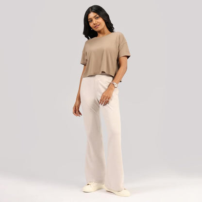 BlissClub Womens Softest Tee Boxy Crop