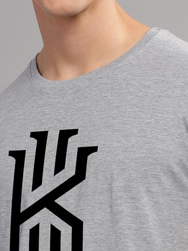 ADRO Mens Printed T Shirt - Premium Cotton Graphic Printed Tshirt - Grey T-Shirt - RN24-KOBE-GR