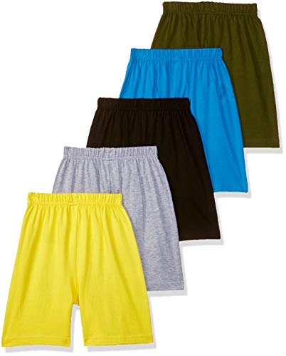 T2F Boys Printed Cotton Shorts(Pack of 5) Multicolour