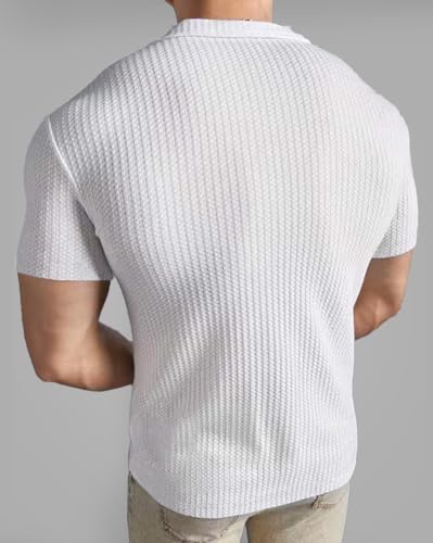 Noble Monk MenS Solid Casual Shirt | Half Sleeve | Regular Fit | Popcorn Shirt For Men