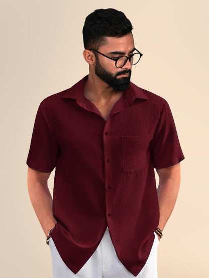Pinkmint Popcorn Regular Fit Half Sleeve Shirt For Men Combo Casual Shirt Ll Sumeer Wear