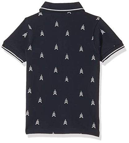 T2F Boys Cotton Regular Fit T-Shirt Navy