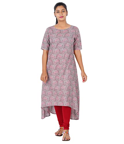 SHODOX?Women Cotton Pleated Straight Cut Kurta (Pack of 1)