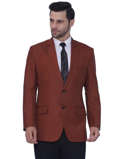 Favoroski Tuxedo Formal Blazers For Men With 2 Pockets | Rayon Slim Fit Single Breasted Blazer | Semi Ethnic Wear Tuxedos | Soli