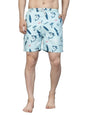 Style Quotient Men Multi Color Marine Printed Polyester Swim Short