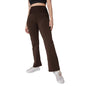 BlissClub Ultimate Flare Pants for Women Upto 54 ft | Ribbed Waistband, 4 Pockets | High Waist Trousers and Formal Pants for Of