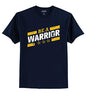 ADRO Be A Warrior Design Printed T-Shirt for Men (RNR-S36-WAR-NB_Navy_XL)