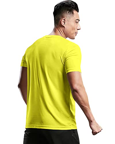 EYEBOGLER Mens Round Neck Half Sleeve Solid Dry Fit Tshirt Pack of 1