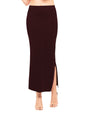 Lyra Lycra Saree Shapewear Petticoat for Womens Sarees Deep Maroon