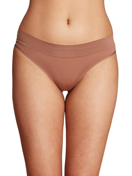NYKD Ultra-Comfortable and Flexible Everyday Stretch Panties with No Waistband Marks | Nylon | Full Coverage | Mid Waist | Solid