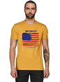 ADRO Men's USA American Flag Printed Cotton T-Shirts (RNR-M-NWW-MU_Mustard_XL)