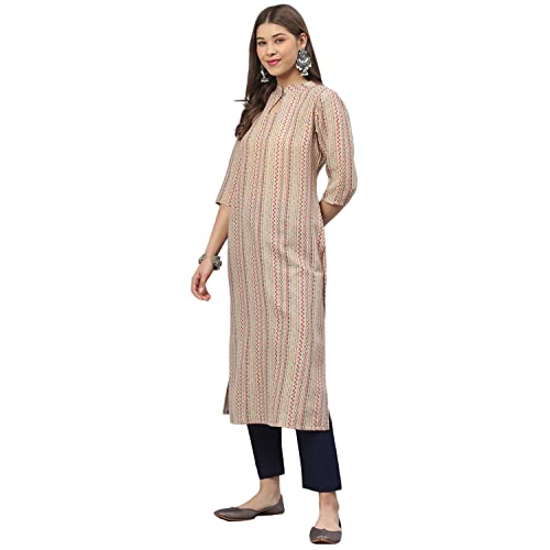 NAINVISH Cotton Kurti Kurta for Womens | Kurtas for Women | Womens Kurta Kurti | Best Kurtas for Women