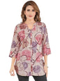 PATLANI Womens Digital Letest Floral Print Rayon Full Stitched Top/SIRT.
