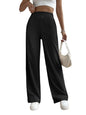 Pinkmint Women Rib Trouser l Regular Fit High Waisted Korean Trouser l Comfortable & Stylish Pants l Office & Casual Wear (Pack