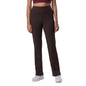 BlissClub Women The Ultimate High Rise Straight Pants|Trousers for Women|Straight Fit|Pintuck Design|Polyester,Brown