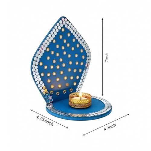 Deepjyoti Diya - Blue